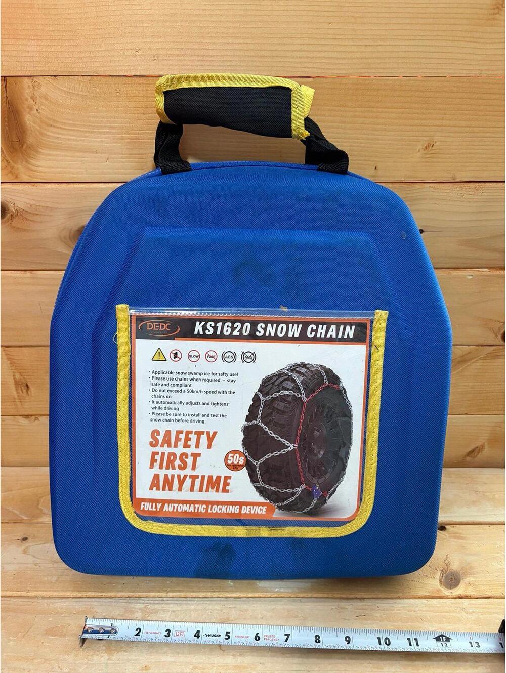 $170 DEDC Tire Chains for Pickup Trucks, Anti Skid Snow Chains - like new